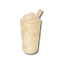 thumbnail image 2 of Unfinished Wood Etched Pumpkin Spice Latte Shape 5" / 1/4", 2 of 2