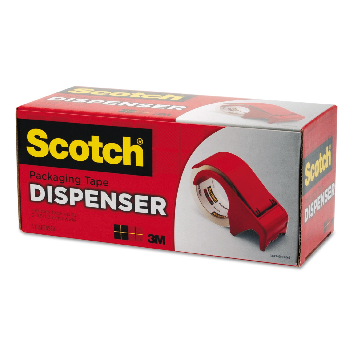 Scotch Compact and Quick Loading Dispenser For Box Sealing Tape, 3