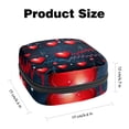 thumbnail image 2 of Valentine's Day Sanitary Napkin Storage Bag Pouch, Period Bag Makeup Travel Bag Oxford Cloth Small Travel Toiletry Bag for Women, 4.7x6.6x6.6 in, 2 of 6