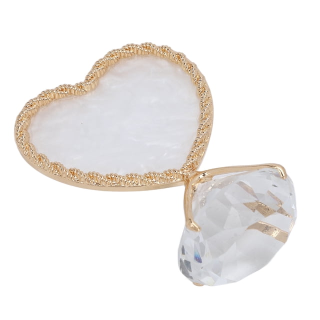 Nail Display Stand, Elegant Style Heart Shaped Design Nail Display Premium Resin For Photo Gold