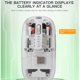 thumbnail image 3 of Ratón Inalámbrico, Trimodo Bt1 Bt2 2,4 GHz USB C, Ratón recargable para ordenador, Ratón Silencioso Totalmentmo Transparente Con Receptor USB y Luz de Respiración, 3 of 7