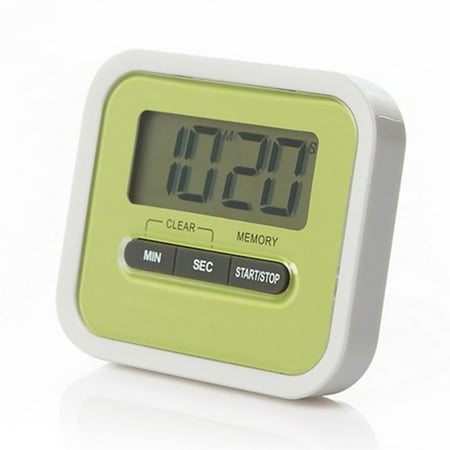 

Magnet Kitchen Timer 100-Minute Digital Count Up & Countdown Timers with Back Stand Clip Loud Large LCD Display Cooking Timer for Time Management Cooking