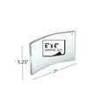 thumbnail image 2 of Curved Magnetic Acrylic Sign Holder 6"W X 4"H, 2-Pack, 2 of 4