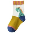 thumbnail image 6 of Odeerbi 5 PCS Cotton Socks for Toddler Boys Girls Dinosaur Crew Socks Ankle Socks Baby Children's Cute Colorful Pattern Non-slip Breathable Middle Socks, 6 of 9