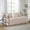 Blush, variant on Daybed Cover Set 5 Piece - Double Sided Quilted Luxe, All Season Cozy Bedding with Bedskirt & Matching Shams, Kienna Blush 75"x39", Machine Washable, OEKO-TEX Certified
