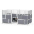 thumbnail image 6 of LUXOR MW-7048-FCG Modular Room Divider Wall System - 70" x 48" Starter Wall, 6 of 10