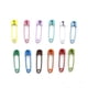 thumbnail image 4 of Xiao Hua 600 imperdibles premium de 19 mm, de colores, para coser a granel, para manualidades y ropa, marcador de punto, color naranja., 4 of 5