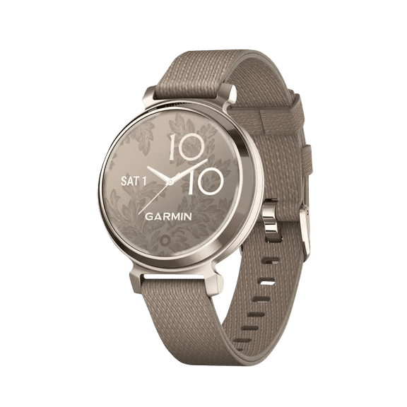 Garmin Lily 2 Classic, Cream Gold with Coffee Nylon Band (010-02839-14)