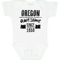 thumbnail image 3 of Inktastic Oregon Awesome Since 1859 Boys or Girls Baby Bodysuit, 3 of 5