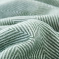 thumbnail image 7 of Bourina Herringbone Green Throw Blanket for Couch, Suitable for Adult, Soft and Lightweight, 50"x 60", 7 of 7