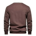 thumbnail image 3 of Golf Shirts for Men Cotton Long Sleeve Sweatshirts Mens Casual Color-Block Button Collared Slim-Fit Pullover Basic Going Out Work T-Shirts Tops, 3 of 7