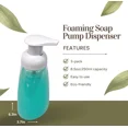 thumbnail image 3 of 8Oz Square Pump Foaming Soap Dispenser 3 Pack Clear Foamer Bottle W/ Lock Pump, 3 of 6