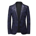 thumbnail image 2 of Chaqueta de traje informal de negocios de otoño para hombre, traje ajustado para hombre, 2 of 5