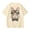 Beige, variant on Girls T-Shirt Spring Summer Kids Cartoon Bunny Print Short Sleeve T Shirt Casual Fashion Easter Daily Wear Pullover Tops