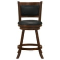 thumbnail image 4 of Broxton Upholstered Swivel Counter Chair Chestnut (Set of 2), 4 of 13
