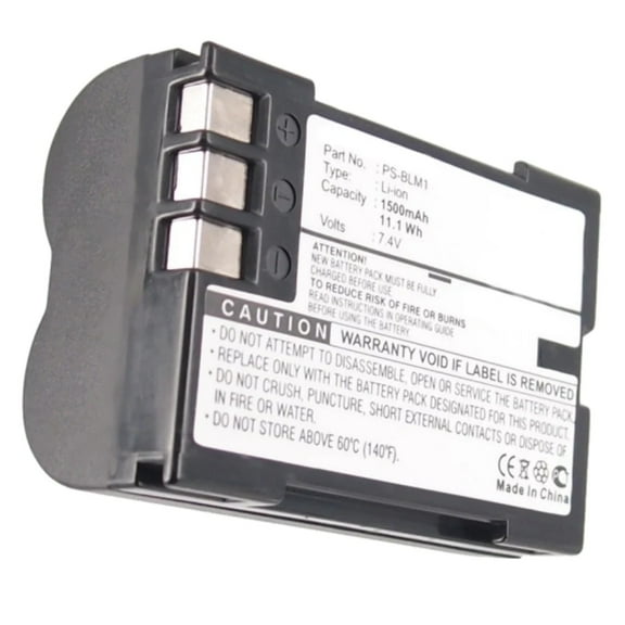 Batteries N Accessories BNA-WB-L9038 Digital Camera Battery - Li-ion, 7.4V, 1500mAh, Ultra High Capacity - Replacement for Olympus BLM-1 Battery