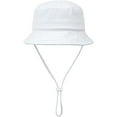 thumbnail image 2 of CoCopeaunts Kids Bucket Hat for Boy Summer UV Protection Sun Cap Unisex Fisherman Hat Girls Adjustable Chain Cotton Basin Hat, 2 of 8