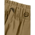 thumbnail image 4 of Daeful Mens Trousers Drawstring Pants Summer Solid Fashion Sweatpants Ginger M, 4 of 9