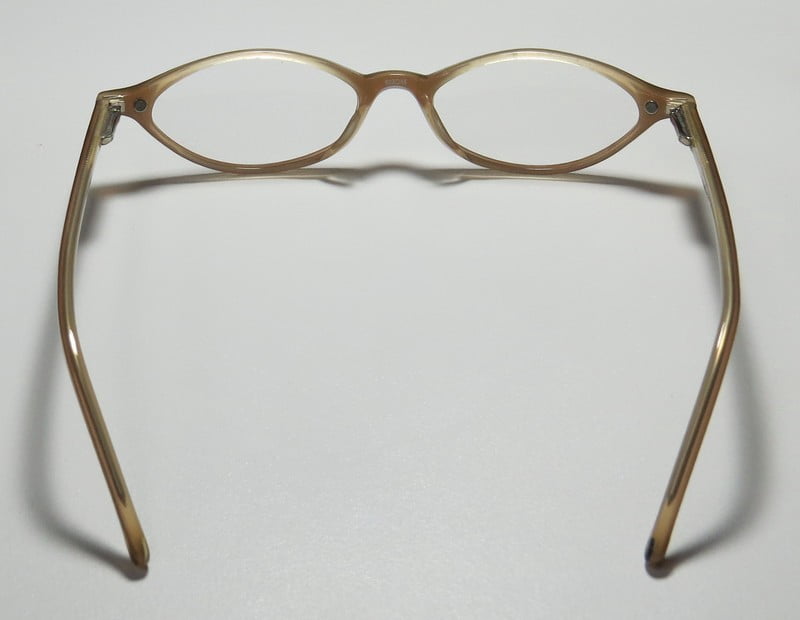 NEW SMARTCLIP 903 MENS/WOMENS CAT EYE FULL-RIM HONEY / PEARL WITH BROWN CLIP-ON CAT EYE WITH POLARIZED FRAME DEMO LENSES 45-15-140 SUNGLASS LENS CLIP-ONS FLEXIBLE HINGES EYEGLASSES/EYEGLASS FRAME
