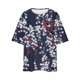 thumbnail image 4 of Fiudx Liquidación de Ofertas Flash Blusa Holgada con Estampado de Manga Corta Informal a La Moda para Mujer, 4 of 4
