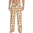 thumbnail image 2 of Goofa Christmas Elements Printed Soft Pajama Pants for Men, Wide Leg Comfy Casual Lounge Yoga Pants-Small, 2 of 9