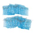 thumbnail image 2 of Drawstring Sheer Mesh Bag, Star Pattern Mesh Bags Transparent  For Wedding Light Blue, 2 of 8