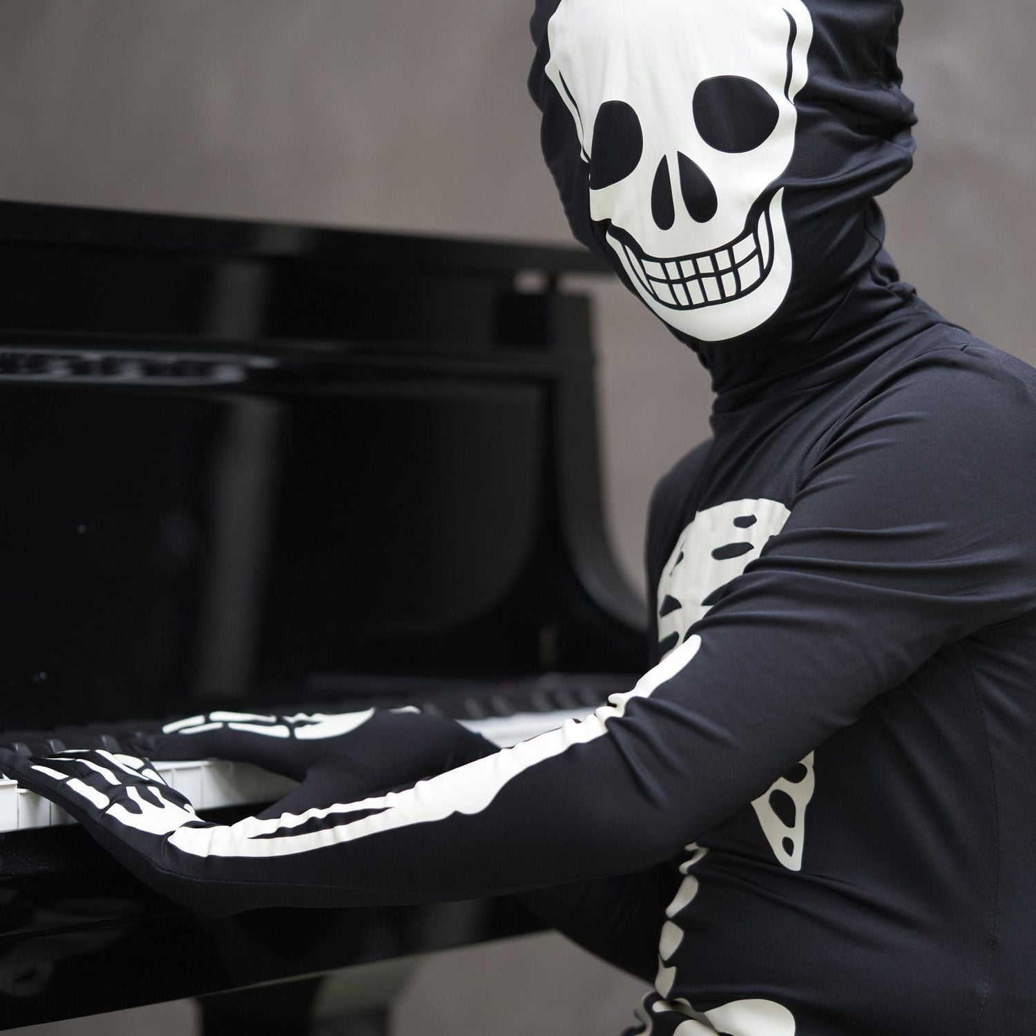 Morphsuits Costume d’Halloween seconde peau Squelette Lumineux pour enfants