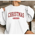 thumbnail image 7 of DEXIO Christmas Vibes Oversize Sweatshirt Women Merry Christmas Shirt Xmas Long Sleeve Shirt Winter Holiday Sweatshirts, 7 of 7