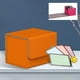 thumbnail image 3 of Caja de cubierta convertible resistente Contenedor de almacenamiento Protector protector de juguetes Organizador naranja1 Zulema Estuche de baraja de cartas coleccionables, 3 of 8
