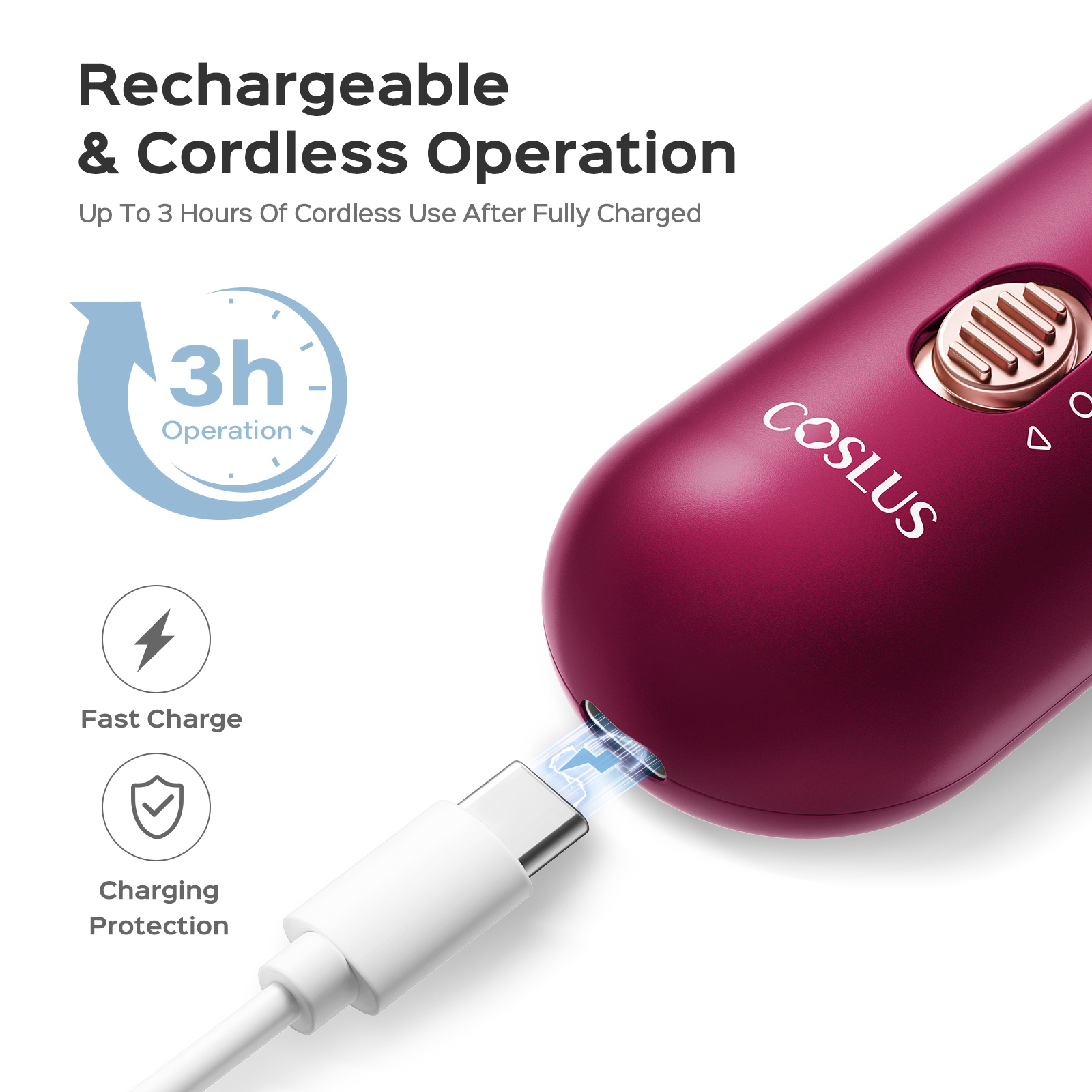COSLUS Professional Electric Nail Drill File photo 3