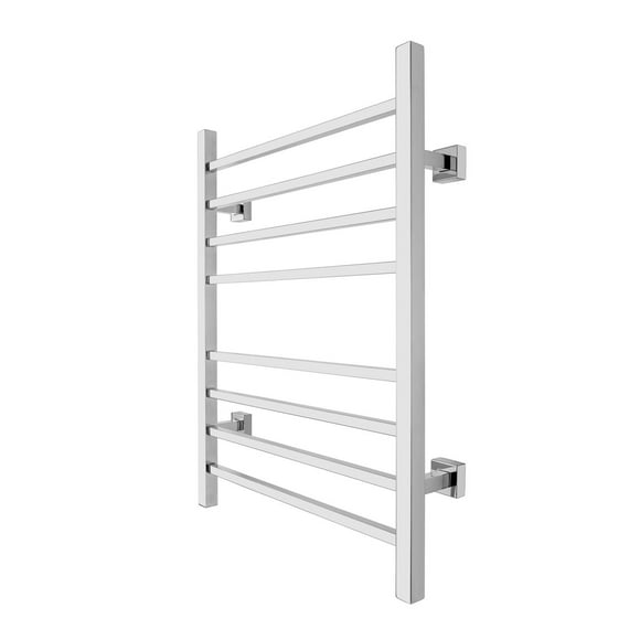 Sierra Towel Warmer, Polished, Dual Connection, 8 Bars