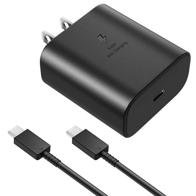 HTERETTW Cargador Tipo c 45W, Cargador USB C con Cable Carga Rápida, Cargador Tipo c Compatible con