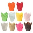thumbnail image 2 of Pack Of 50 Tulips Cupcake Cases High Quality Greaseproof Muffin Cups Elegant Cupcake Wrappers for Various Baking Needs, 2 of 8