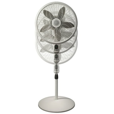 Lasko Elegance & Performance 18" Pedestal Fan with Remote, 54.5" H, White, 1850, New