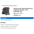 thumbnail image 2 of Stability Control Steering Angle Sensor - Compatible with 2005 - 2010 Volkswagen Jetta 2006 2007 2008 2009, 2 of 2
