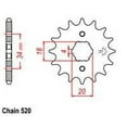 thumbnail image 3 of 520 10 TOOTH 20MM FRONT ENGINE SPROCKET ATV HONDA YAMAHA DIRT BIKE GO KART ES36, 3 of 3