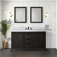 thumbnail image 6 of Lexora Home Marsyas 60" Quartz Top Double Vanity with Sinks in Brown, 6 of 8