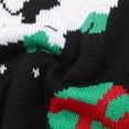 thumbnail image 5 of Gibobby Suéter de Punto Navideño de manga larga con cuello redondo y patrón de dibujos animados de otoño e invierno para mujer, suéter de Navidad(Negro,M), 5 of 5