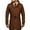 Brown, variant on LANGWYQU Double Breasted Men Solid Color Button Trenchcoat Male Lapel Waterproof Jacket Coat