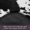 thumbnail image 6 of Lavish Home 60” x 80” Queen Size Waterproof Blanket for Bed, Couch, or Car (Cow Print), 6 of 10