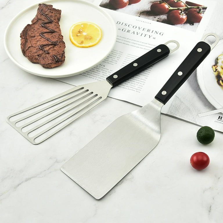TOPOINT 12 Inch Frying Spatula Heavy Duty Comfortable Handle Anti-Impact  Steak Spatula For Kitchen 