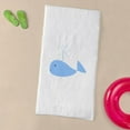 thumbnail image 3 of CafePress - Chubby Pale Blue Whale - Large Beach Towel, Soft 30"x60" Towel with Unique Design, 3 of 3