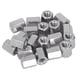 thumbnail image 2 of 20 Piezas Tuerca de Acoplamiento Hexagonal, Acero Inoxidable a Prueba de Herrumbre M4 X 0,7 8 L10mm 6 Lados Tuercas de Conector para instalación, 2 of 14