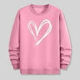 thumbnail image 5 of Afuyipoi Valentine's Day Men Hoodie, Collar Printed Long Sleeve Boyfriend Sweatshirts Pink 2XL, 5 of 8