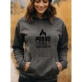 thumbnail image 2 of Comfort Firefighter Hoodie for Men and Women, Unisex Pullover Hooded Sweatshirt, Comfortable Cotton Poly Blend, Casual Everyday Wear, 2 of 5