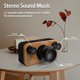 thumbnail image 2 of Parlante Bluetooth Xinborry 40W Inalámbrico de Madera TWS 12H, 2 of 7