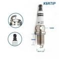 thumbnail image 3 of Spark Plugs K6RTC/K6RTIP Series Compatible With HYUNDAI, 3 of 3