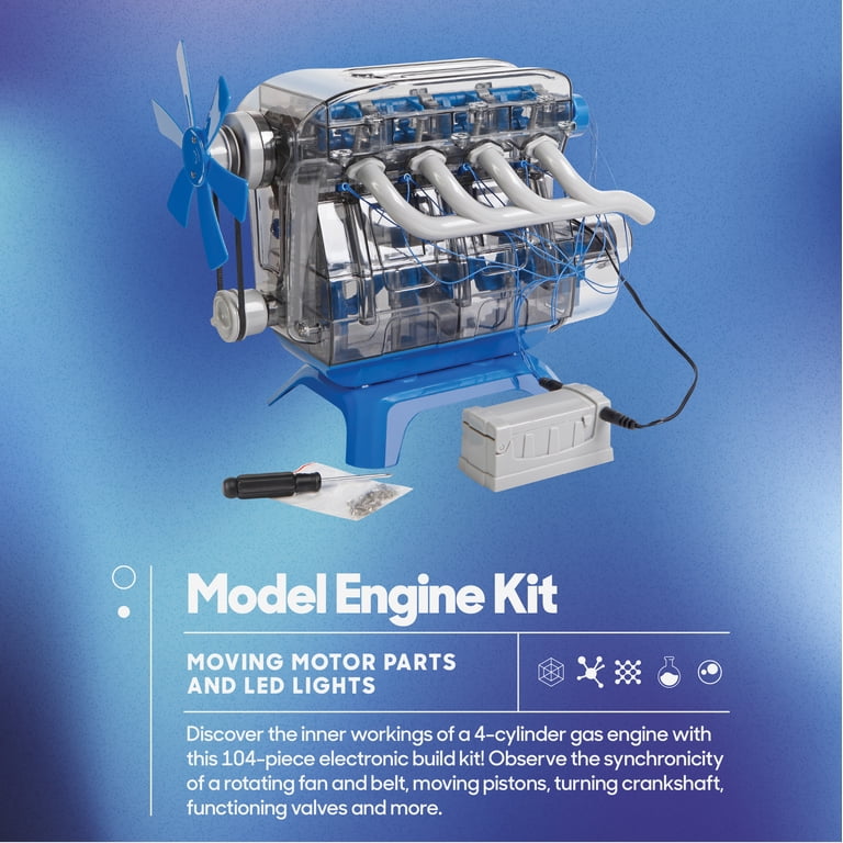 Discovery #Mindblown Model Engine Kit with LED Lights photo 5