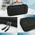 thumbnail image 3 of Fintie Carrying Case for ASUS ROG Ally 7" Gaming Handheld - [Shockproof] Hard Shell Protective Cover Portable Travel Bag w/Inner Pocket and 14 Game Card Slots for ASUS ROG Ally & Accessories (Black), 3 of 8
