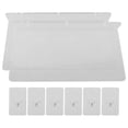 thumbnail image 2 of 2pcs Bathroom Shelf Floating Shelf Acrylic Display Shelf Wall Mounted Flowerpot Storage Rack, 2 of 11